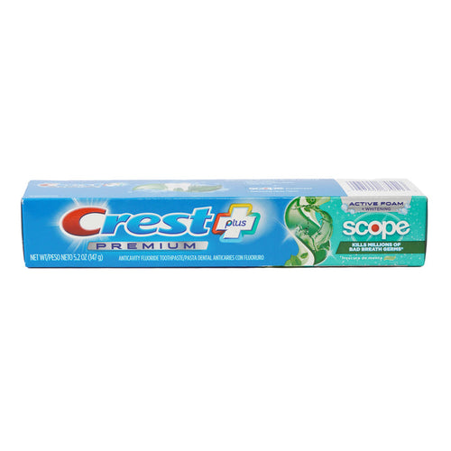 Crest Plus Scope Complete Whitening Toothpaste Minty Fresh 5.2oz/ 147g