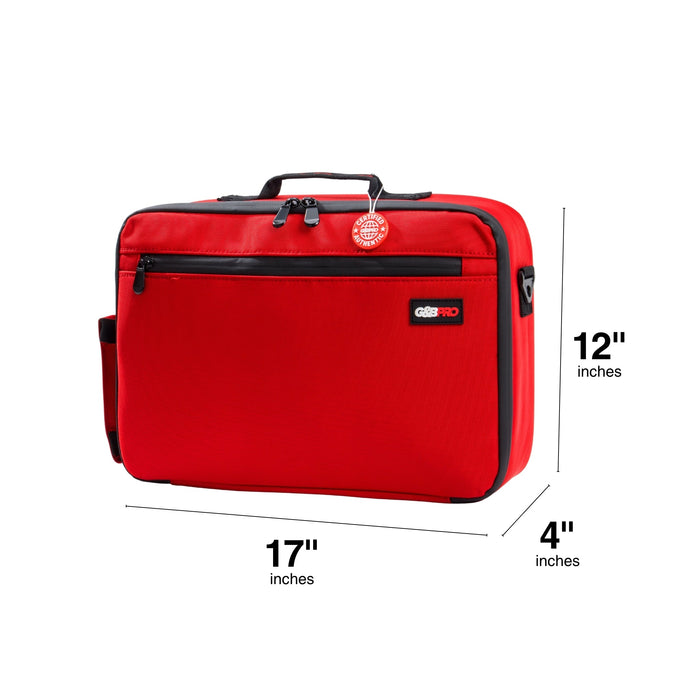 Crossbody Mobile Workstation with Extending Tray System – Fire Red