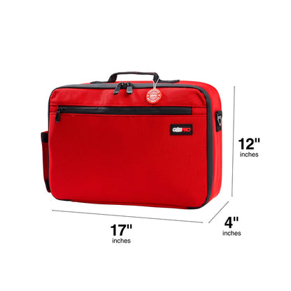 Crossbody Mobile Workstation with Extending Tray System – Fire Red