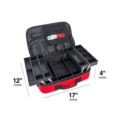 Crossbody Mobile Workstation with Extending Tray System – Fire Red