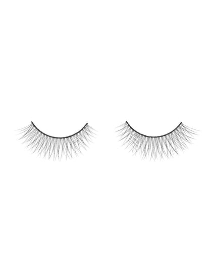 Pair of false eyelashes on a white background