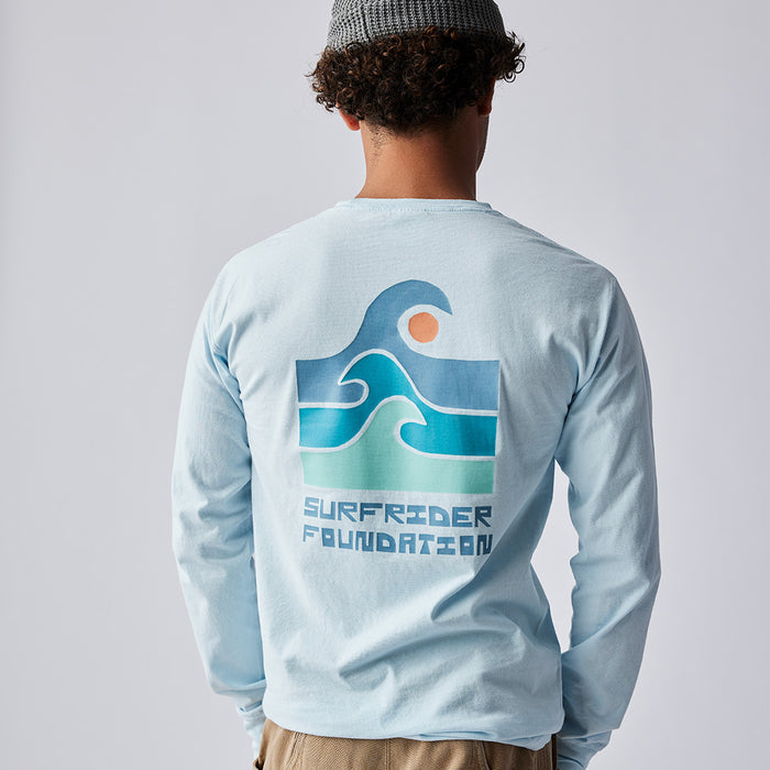 Cutout Waves Long Sleeve Tee