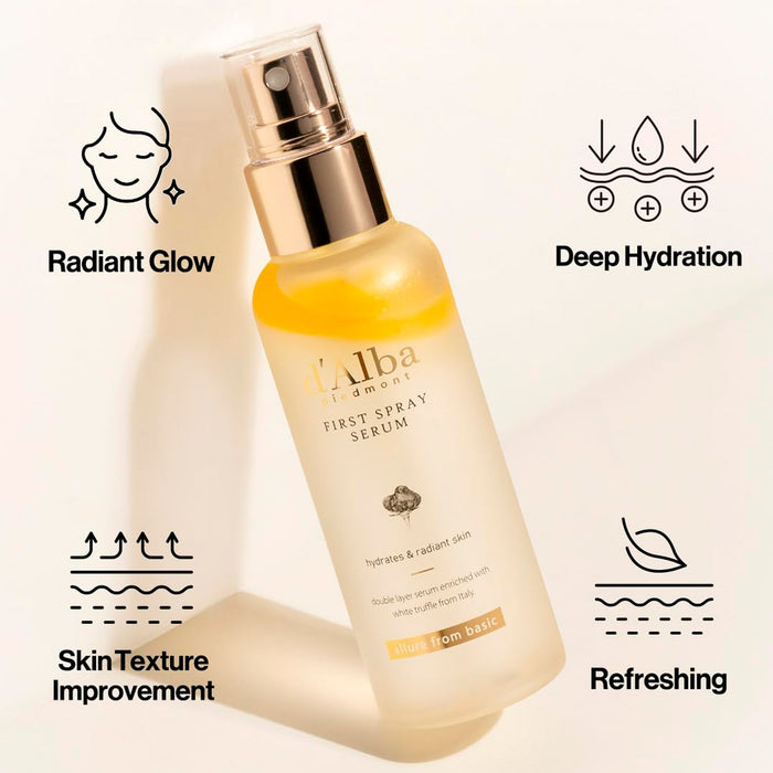 d'Alba White Truffle First Spray Serum 3.38oz/ 100ml