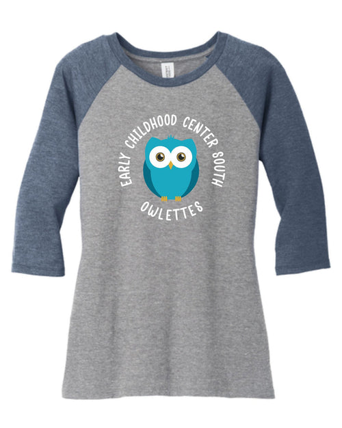 DCSD ECE South Ladies or Unisex Raglan Tee