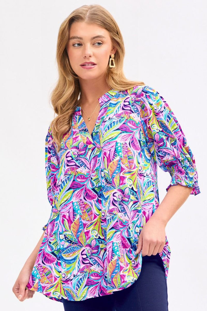 Dear Scarlett Lizzy Smocked Sleeve Top Patterns