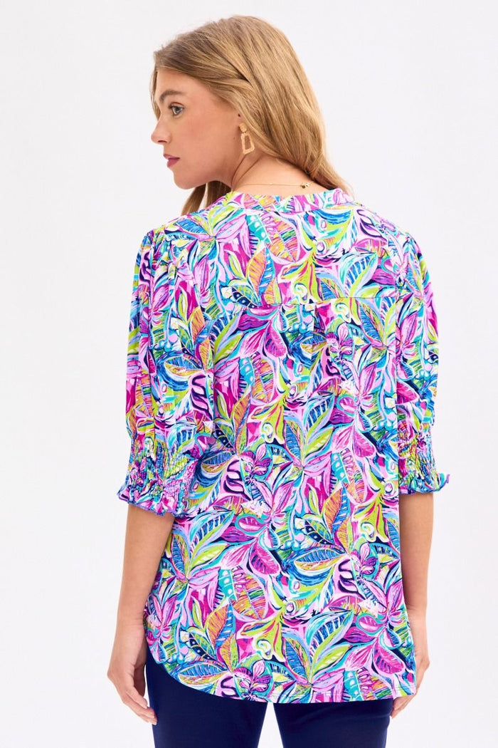 Dear Scarlett Lizzy Smocked Sleeve Top Patterns