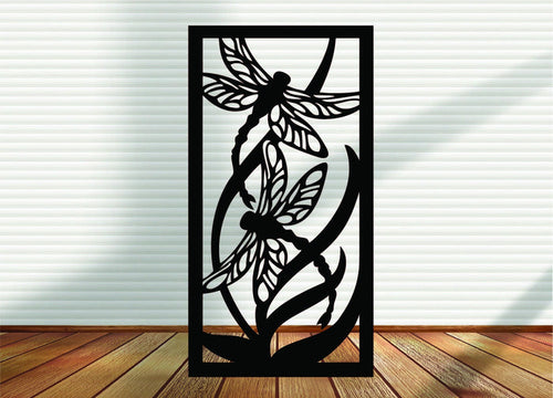 Decorative Panel, Indoor & Outdoor - Dragonfly Flight