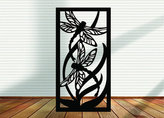 Decorative Panel, Indoor & Outdoor - Dragonfly Flight