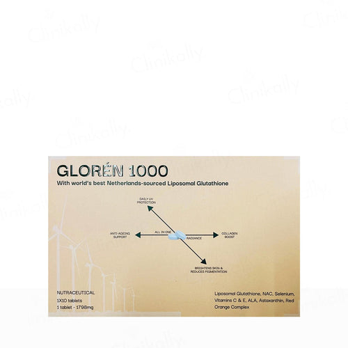 Diara Gloren 1000 Liposomal Glutathione Nutraceutical Tablet
