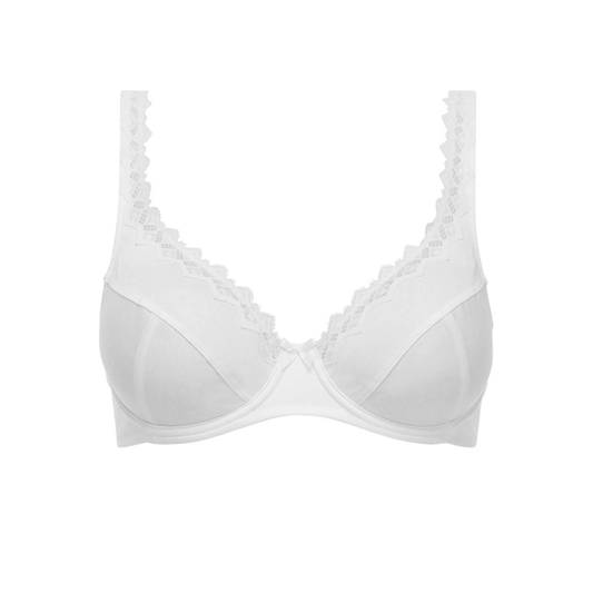 Dim Ecodim Non-Wired White Bra