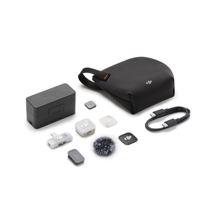 DJI Mic Mini 2 Wireless Microphone (1 TX + 1 Mobile RX + Charging Case)