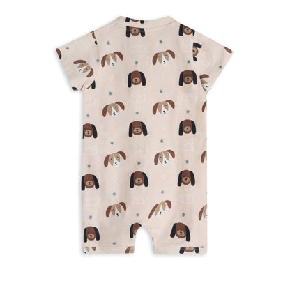 Doggies Baby Zipper Romper Back (Organic Jersey)
