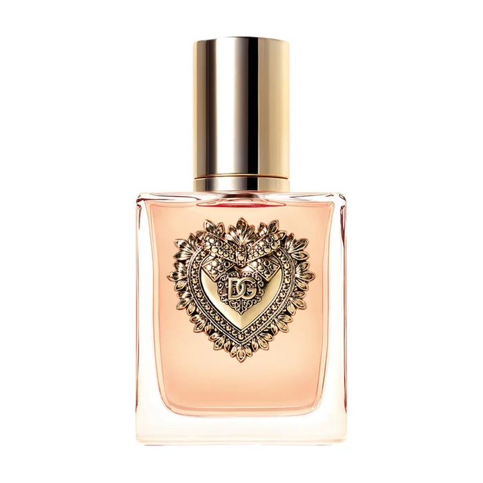 Dolce&Gabbana Devotion Eau de Parfum 50ml bottle, new in box, elegant fragrance for women.