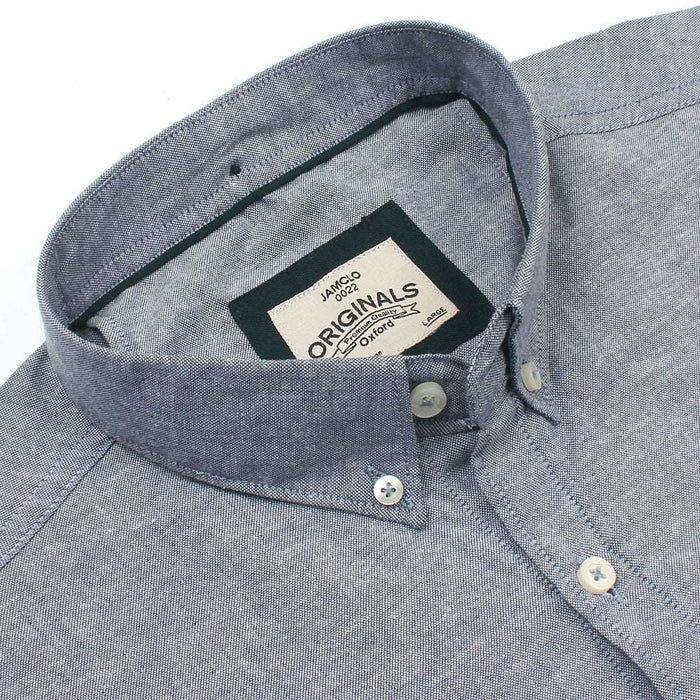 Mustard Oxford Shirt Double Tone Light Grey Oxford Shirt Double Tone Light Grey Oxford Shirt