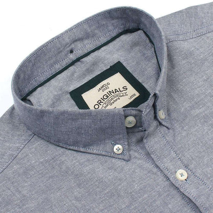 Mustard Oxford Shirt Double Tone Light Grey Oxford Shirt Double Tone Light Grey Oxford Shirt