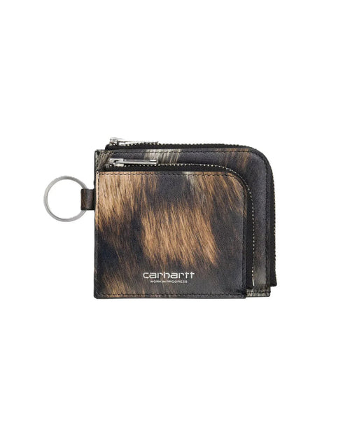 Double Vegas Zip Wallet Wild Dog Silver