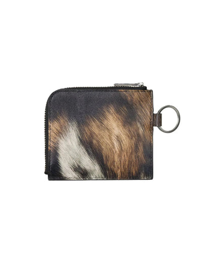 Double Vegas Zip Wallet Wild Dog Silver