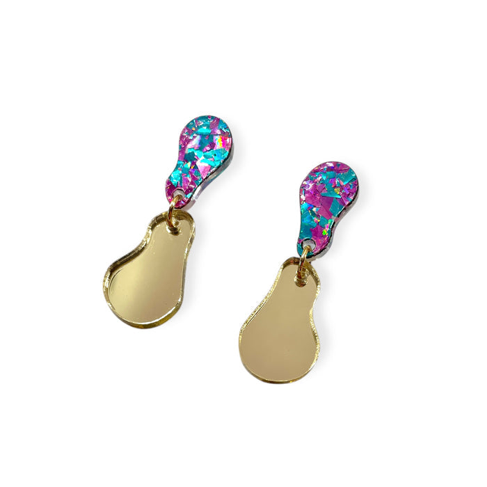 Drip ‘n’ Drops - pastel confetti/golden