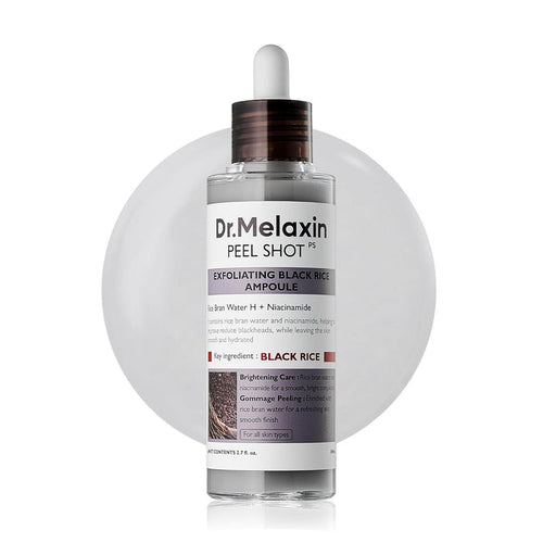 Dr.Melaxin Peel Shot Exfoliant Black Rice Ampoule 80 mL
