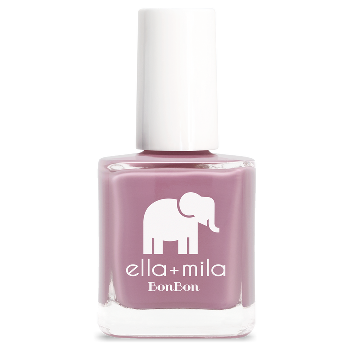 Dulce Amor dusty lavender rose nail polish bottle – ella+mila