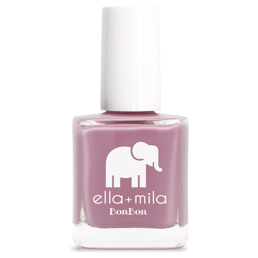 Dulce Amor dusty lavender rose nail polish bottle – ella+mila
