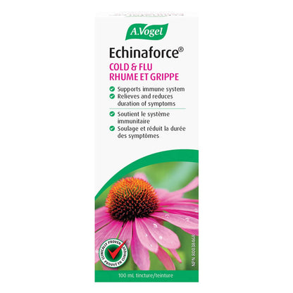 Box of A. Vogel Echinaforce Cold & Flu Tincture 100mL