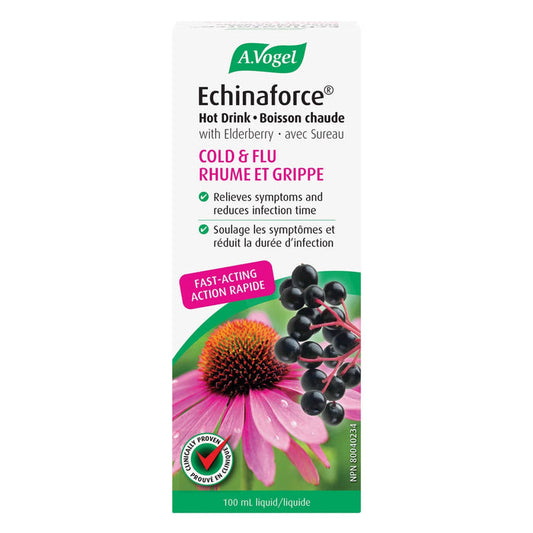 Box of A. Vogel Echinaforce Extra Strength (Hot Drink) 100mL
