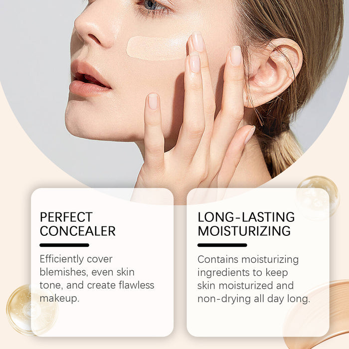 EELHOPE Foundation Natural Lightweight Concealer & Moisturizer Liquid Foundation – Hydrate, Cover, Glow 30ml EELHOE COSMETICS