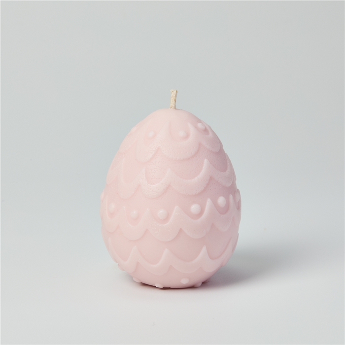 Egg Shaped Silicone Mold - Dots & Wavy Lines