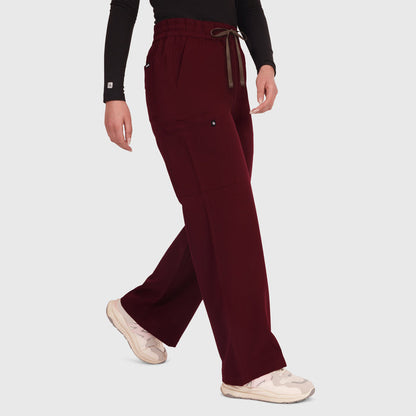 Elan High Waisted Wide-Leg Scrub Pant