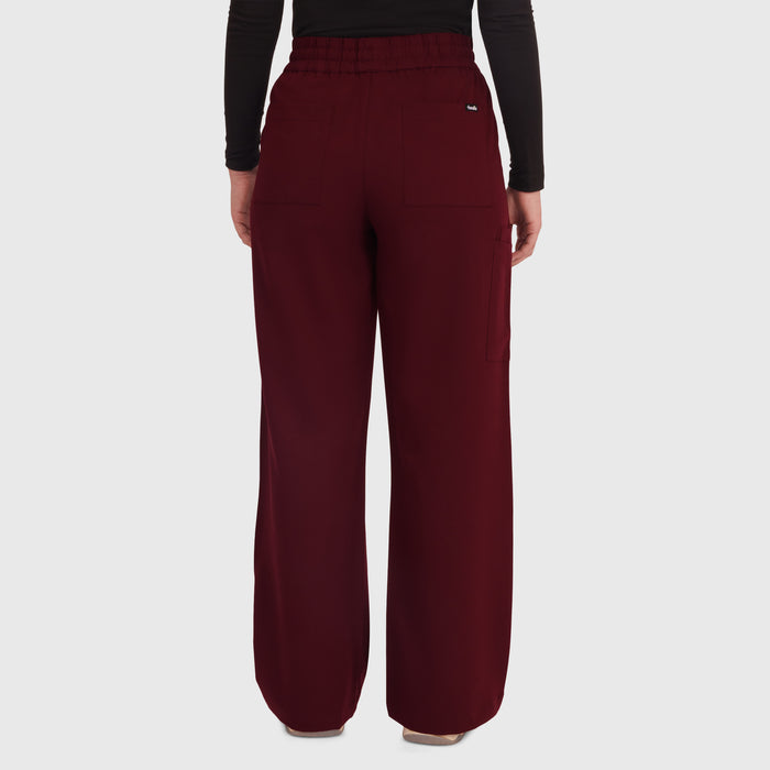 Elan High Waisted Wide-Leg Scrub Pant