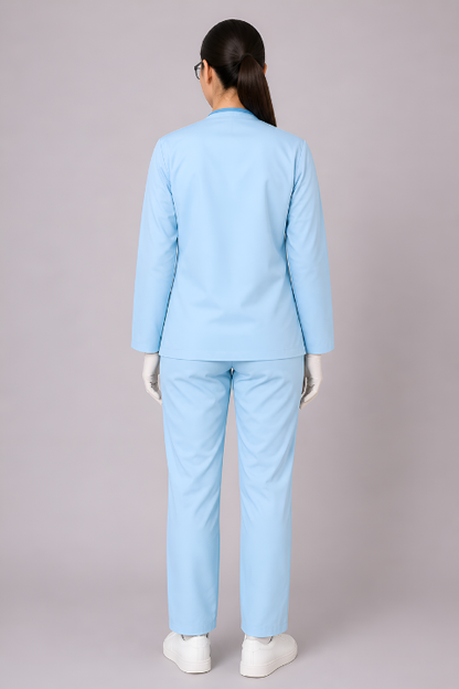 ELITE V NECK (SKY BLUE) WOMEN