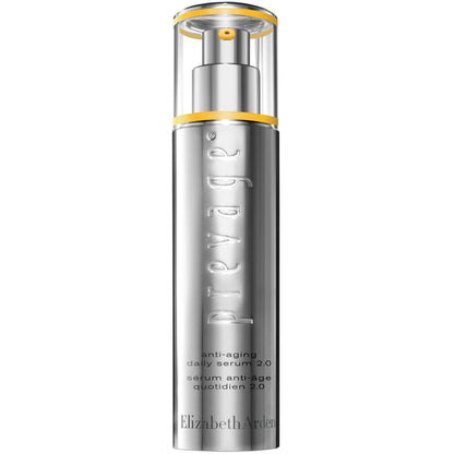 Elizabeth Arden Prevage Daily Serum 2.0 in white bottle, 50ml, new unopened beauty skincare product.