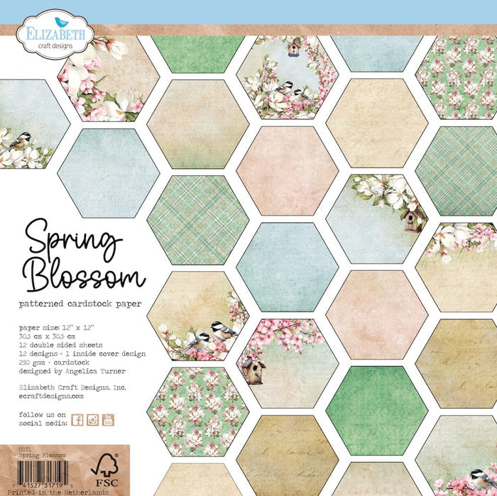 Double-sided sheets with unique designs, birds, florals, and delicate patterns in a soft color palette. At Embellish Away in Bowmanville Ontario Canada.