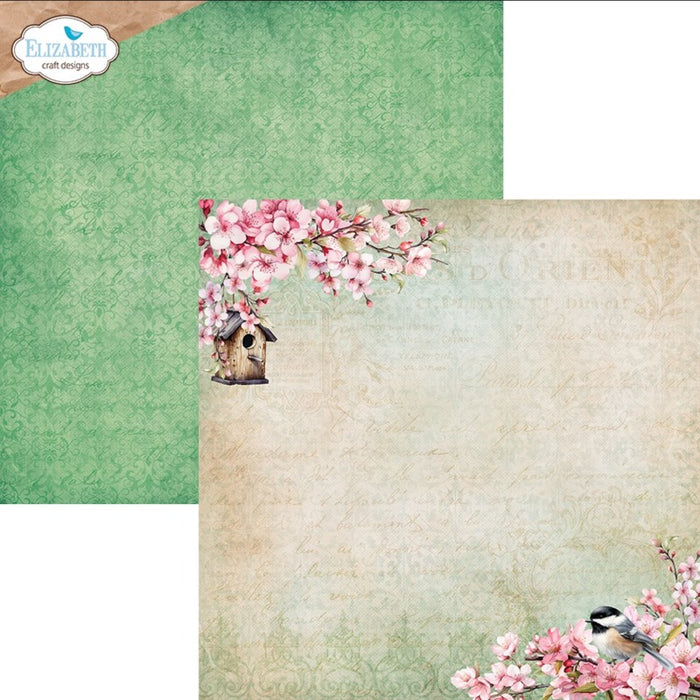 Double-sided sheets with unique designs, birds, florals, and delicate patterns in a soft color palette. At Embellish Away in Bowmanville Ontario Canada.