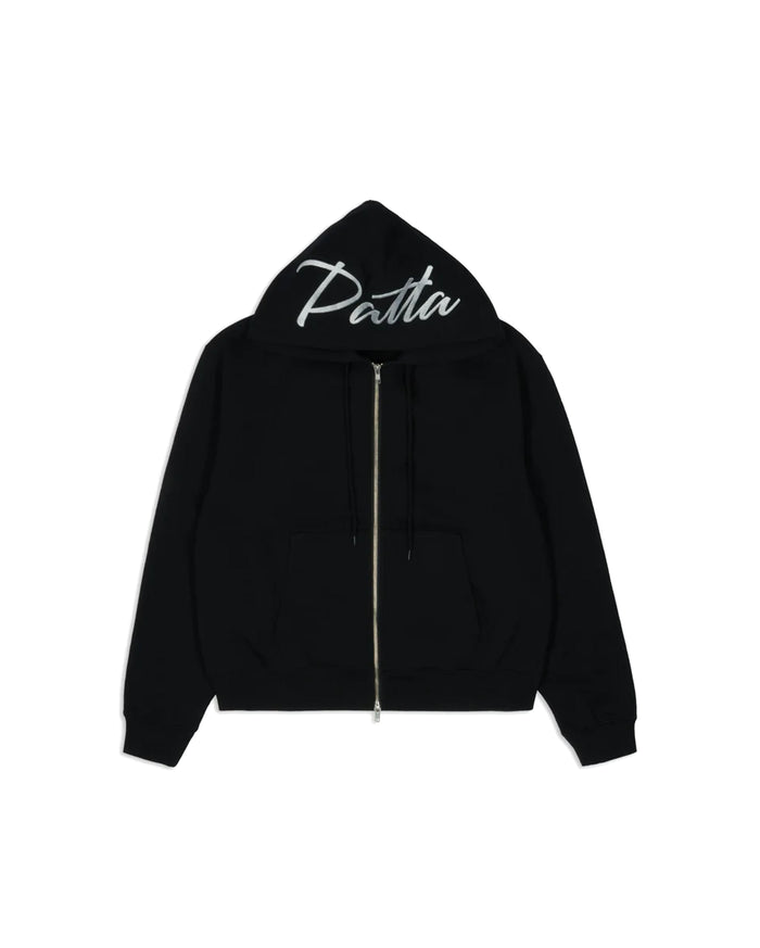 Embro Classic Zip Up Hooded Sweater Black