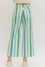 Entro Striped Straight Leg Pant