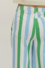 Entro Striped Straight Leg Pant