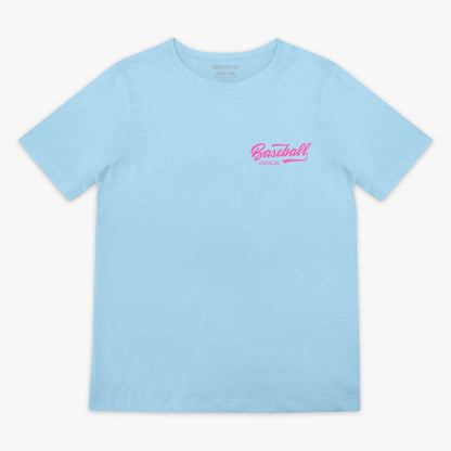 Blue Established Cotton Candy youth graphic tee - front view