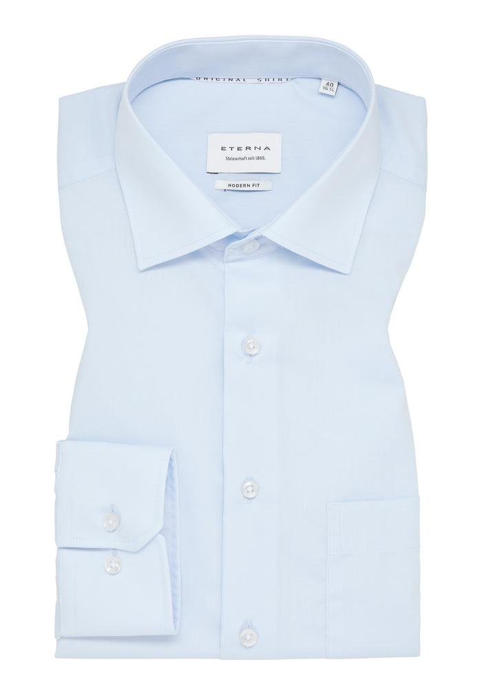 Eterna Modern Fit Shirt Blue 1100/10