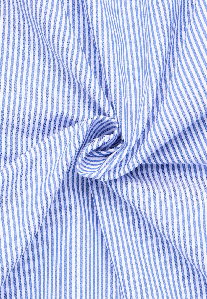 Eterna Modern Fit Shirt Blue Stripe 8992