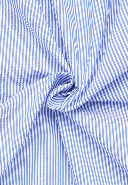 Eterna Modern Fit Shirt Blue Stripe 8992