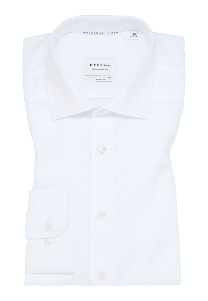 Eterna Slim Fit Shirt White 1100/00