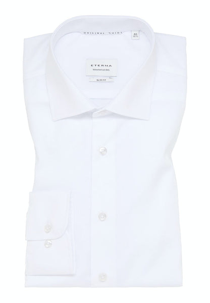Eterna Slim Fit Shirt White 1100/00