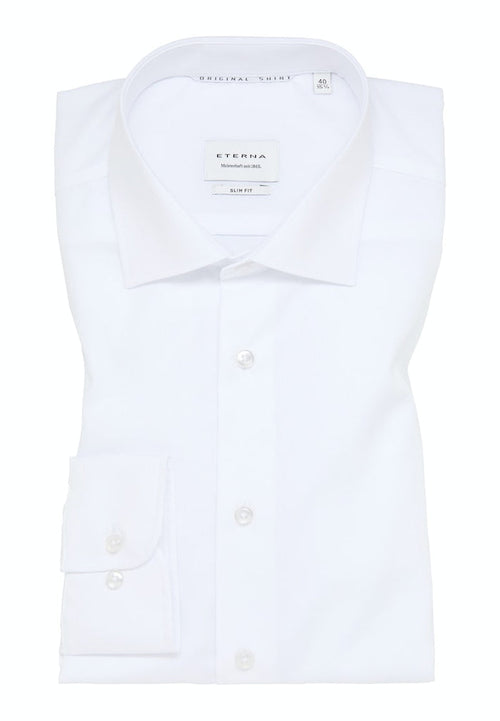 Eterna Slim Fit Shirt White 1100/00