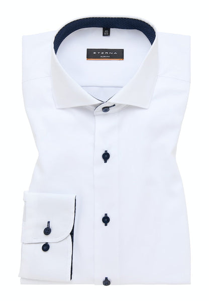 Eterna Slim Fit Shirt White 8100/00