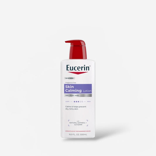 Eucerin Skin Calming Lotion 500ml لوشن يوسيرين لتهدئة البشرة - Princess Cosmetics Qatar