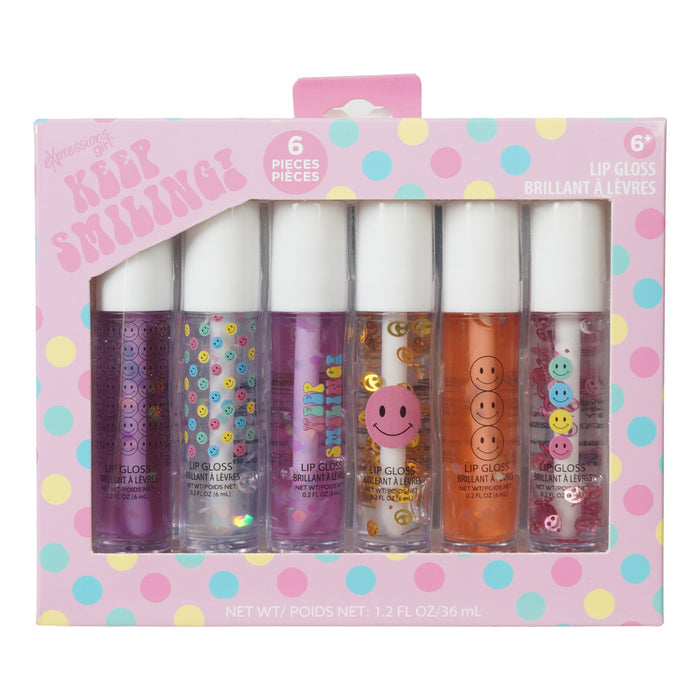 Expressions Girl Confetti Lip Gloss 6pcs