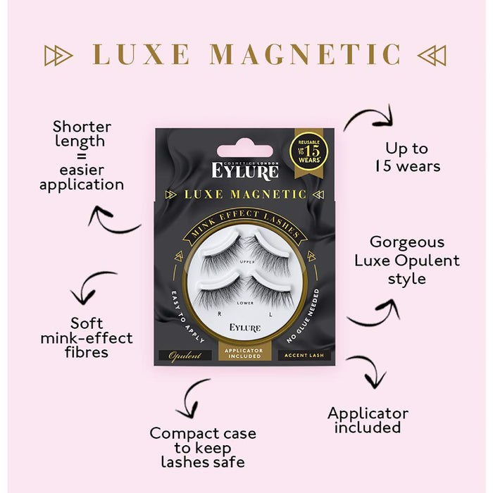 Eylure Mink Effect Luxe Magnetic Eyelashes Banoque