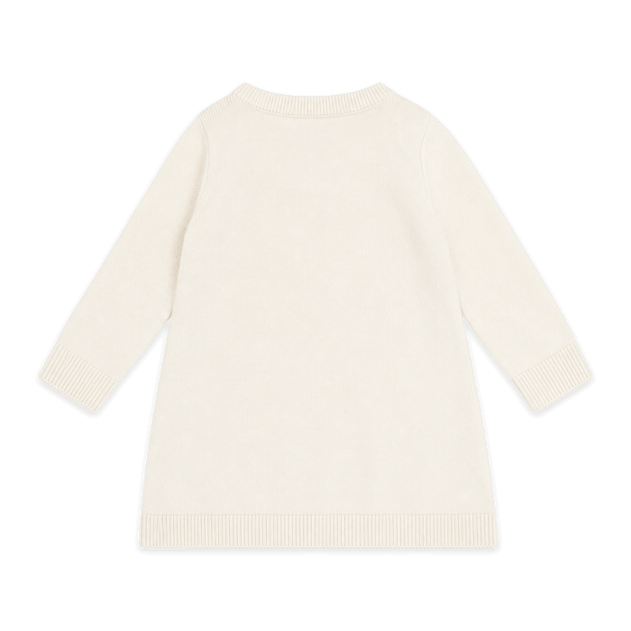 Farm House Baby Knit Tunic Dress Organic Cotton - Back